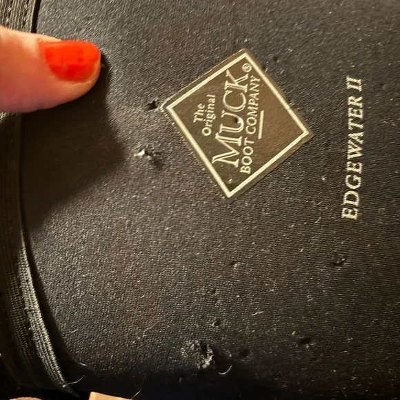 Black Tall muck Boots - Picture 5 of 6